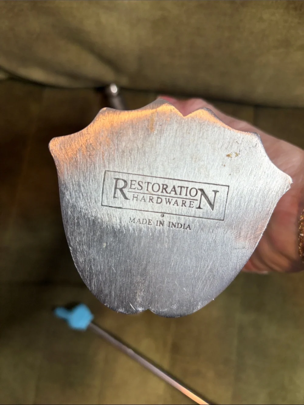 Restoration hardware Silver-Tone Penguin Cocktail Shaker with Handle and lid